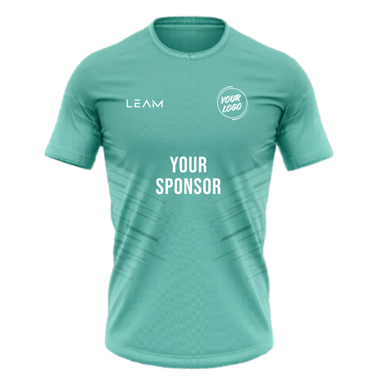 Custom mint green football jersey