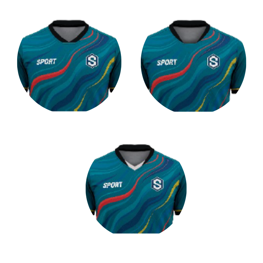 v-neck collar styles for custom jerseys and corporate shirts